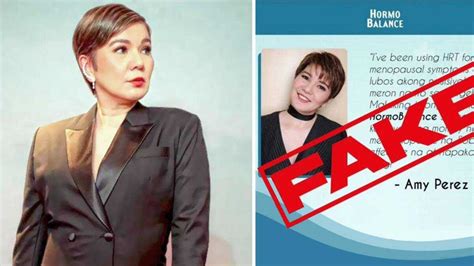 Amy Perez, umalma sa video na umano'y gumamit ng AI para .